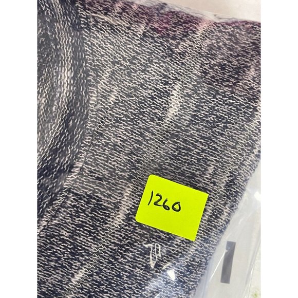 Harlowe & Graham Women's Gray Striped Loose Knit Long Sleeve Tunic Sweater Med - Picture 10 of 10